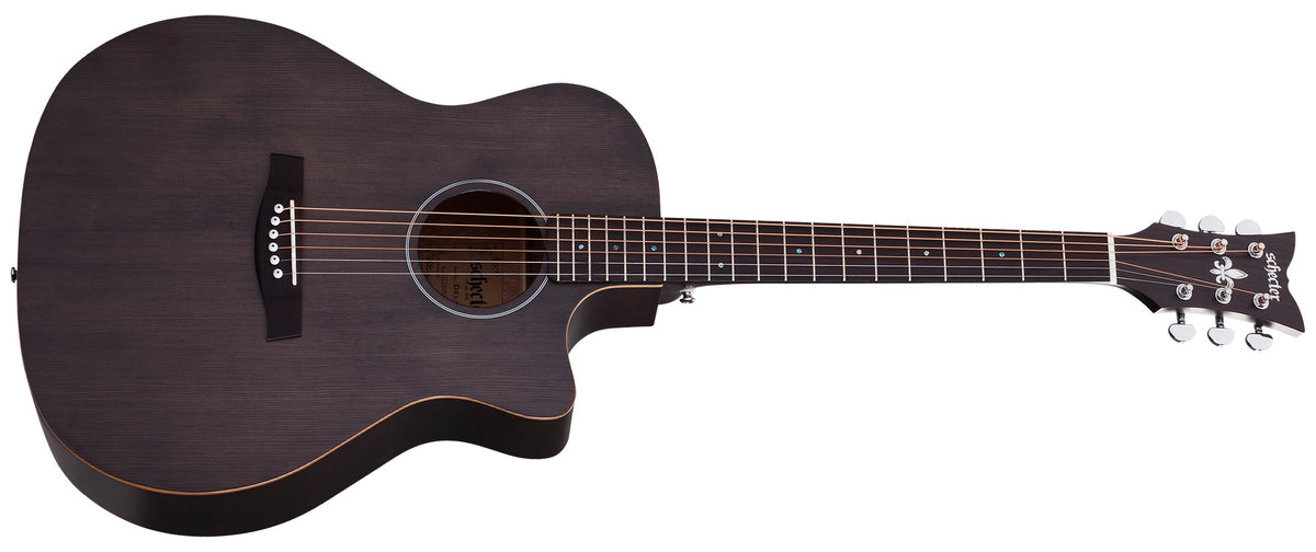 Schecter 3716 DELUXE ACOUSTIC SSTBLK