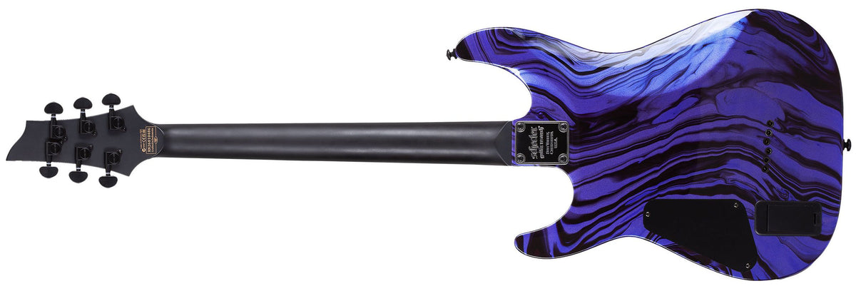 Schecter C-1 Hydro-dip - Purple Obsidian
