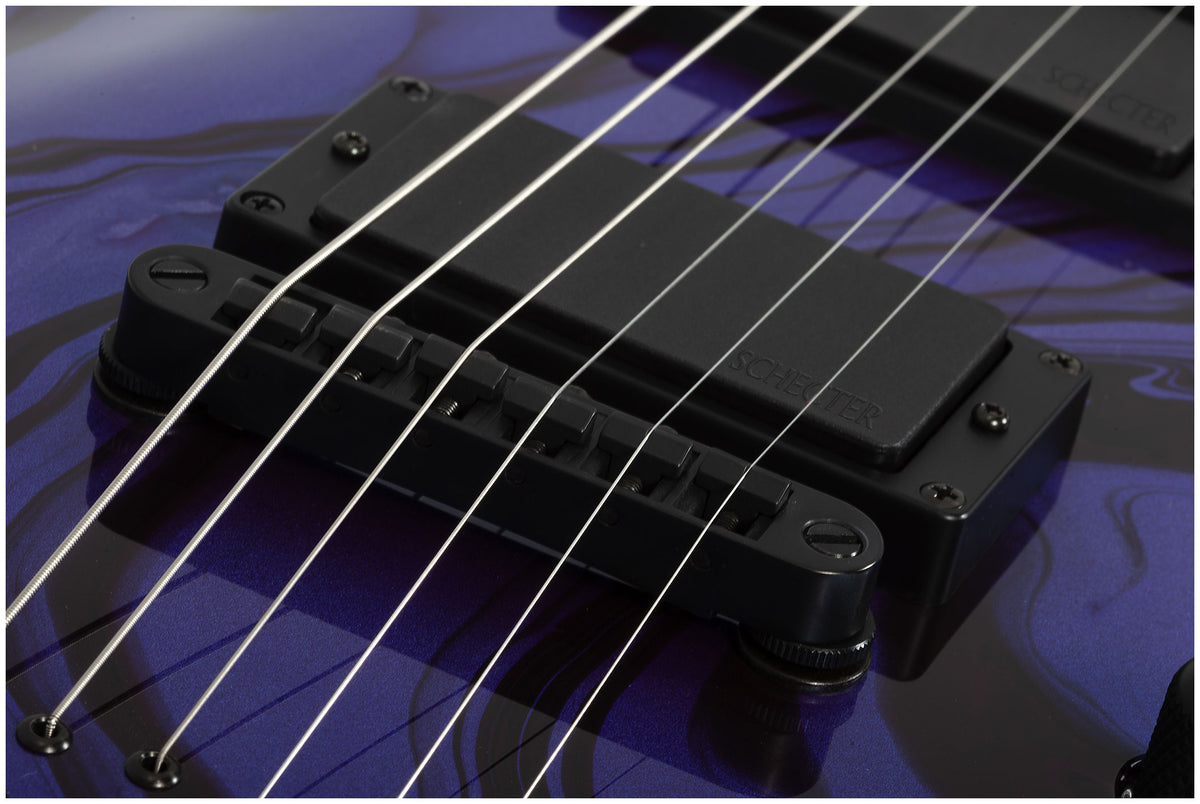 Schecter C-1 Hydro-dip - Purple Obsidian