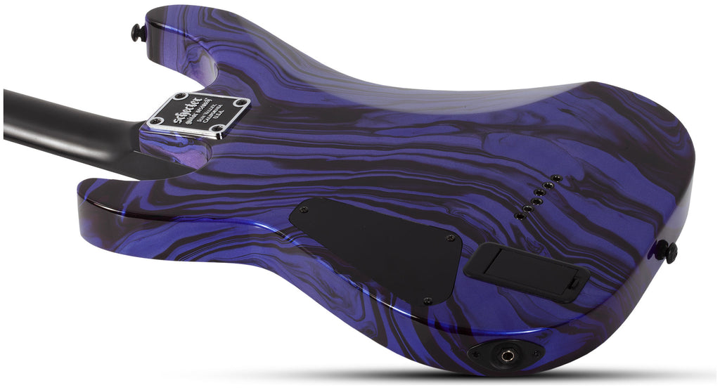 Schecter C-1 Hydro-dip - Purple Obsidian