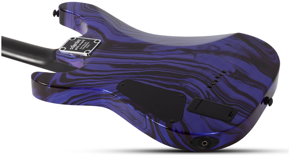 Schecter C-1 Hydro-dip - Purple Obsidian