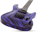 Schecter C-1 Hydro-dip - Purple Obsidian