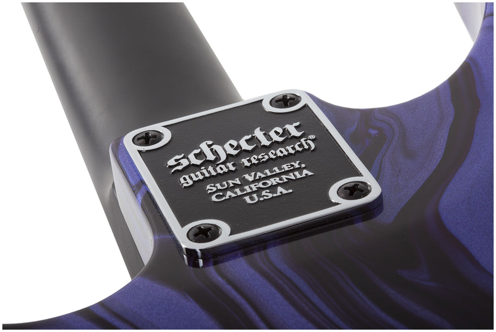 Schecter C-1 Hydro-dip - Purple Obsidian