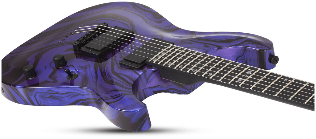 Schecter C-1 Hydro-dip - Purple Obsidian