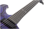 Schecter C-1 Hydro-dip - Purple Obsidian