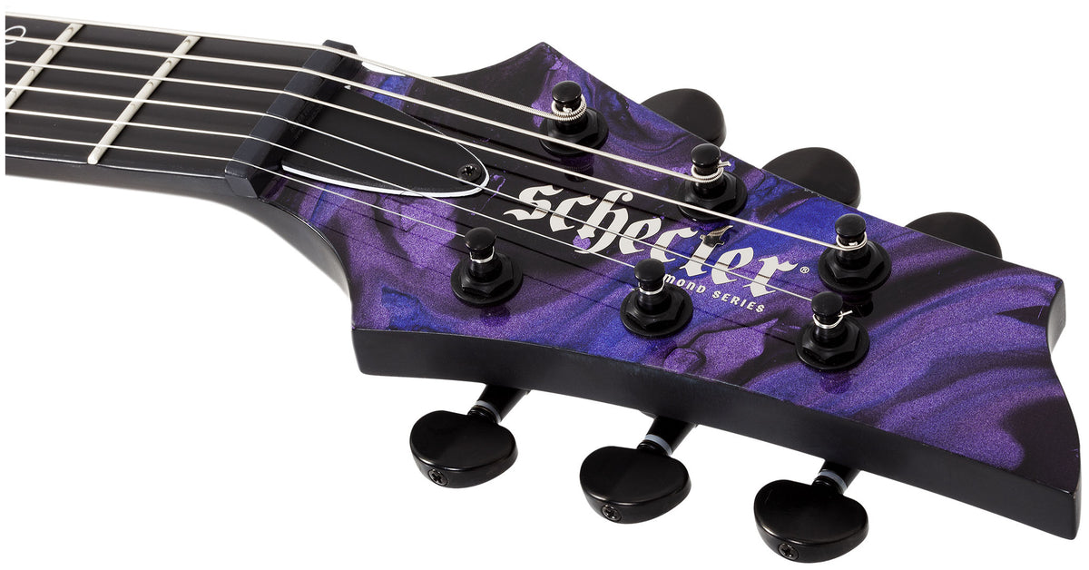 Schecter C-1 Hydro-dip - Purple Obsidian