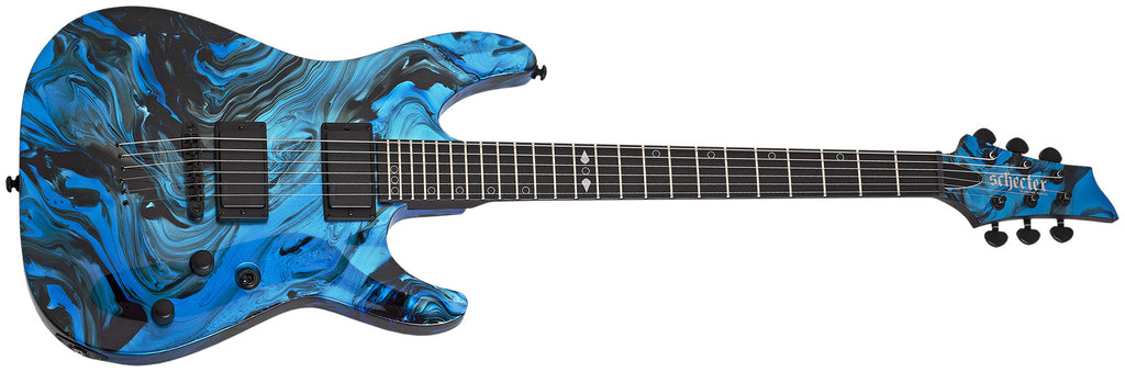 Schecter C-1 Hydro-dip - Midnight Tide