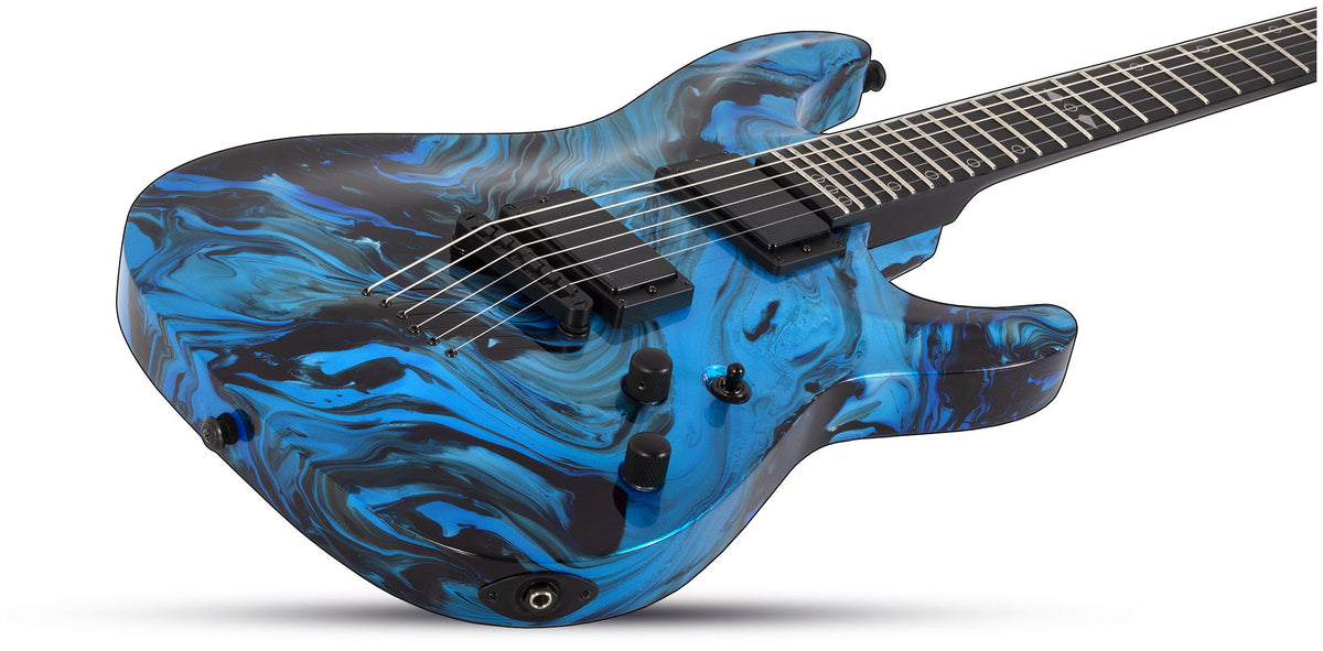 Schecter C-1 Hydro-dip - Midnight Tide