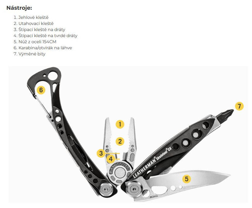 Leatherman SKELETOOL CX Sandstorm