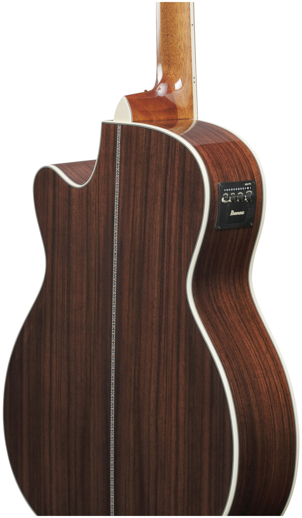 Ibanez AC391RCE - Black Top, Natural High Gloss