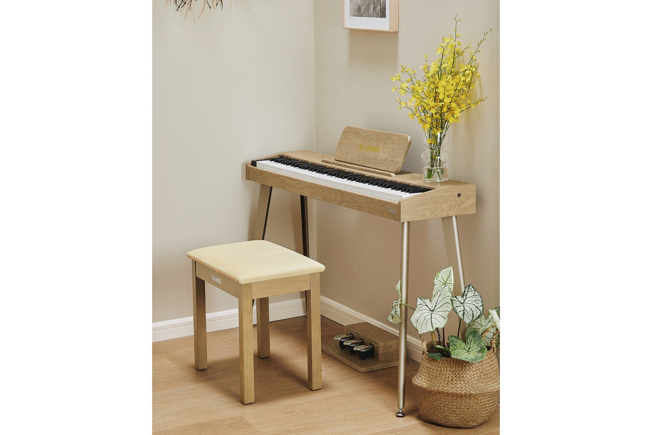 Donner_Light_Wood_Color_Piano_Bench_with_High_Density_Suede_Cushion_Beige_3.jpeg