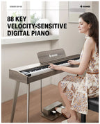 Donner DDP-60 - Classic Gray Wood Grain