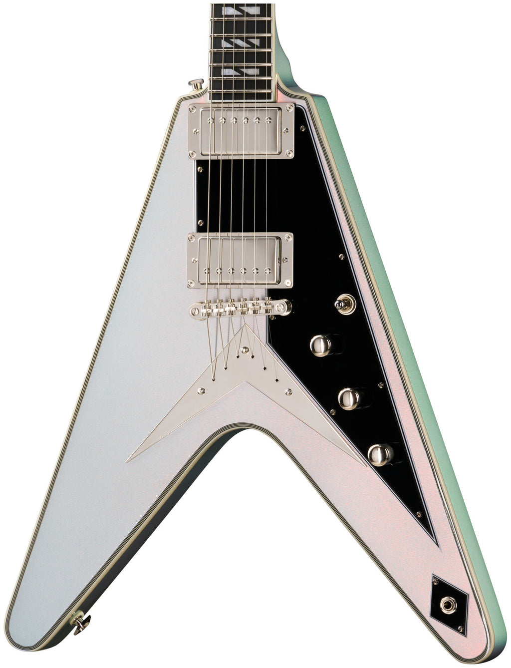 Epiphone Futura Flying V Custom - Quicksilver Shift