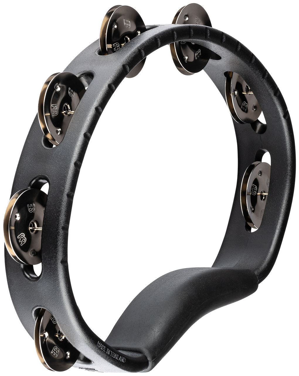 Meinl Percussion Headliner Series Molded ABS Single-Row Tambourine - Black