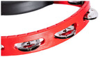 Meinl Percussion Headliner Series Molded ABS Single-Row Tambourine - Red