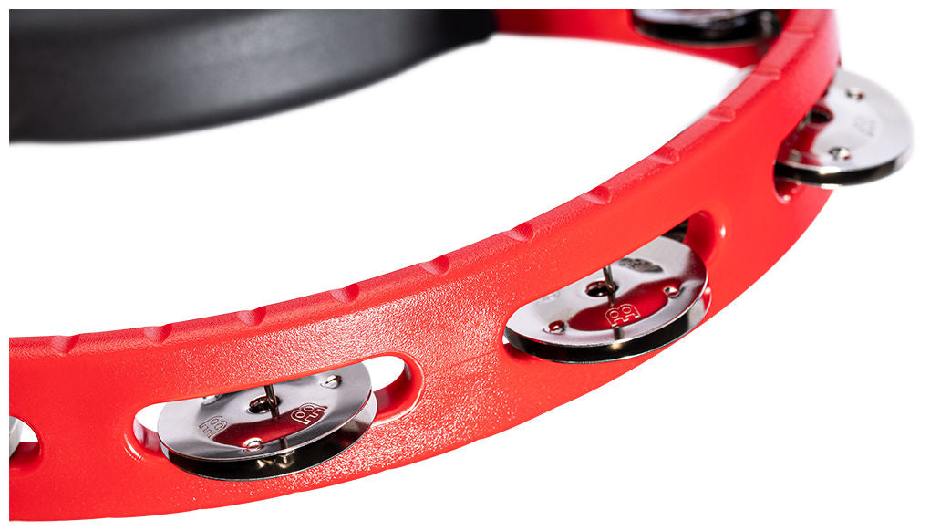 Meinl Percussion Headliner Series Molded ABS Single-Row Tambourine - Red
