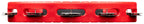 Meinl Percussion Headliner Series Molded ABS Single-Row Tambourine - Red