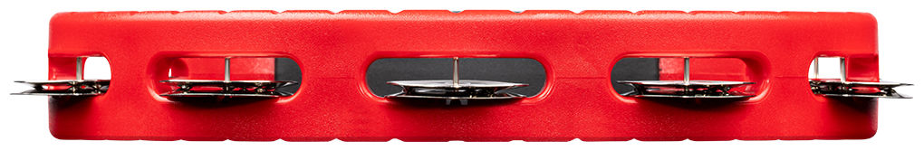 Meinl Percussion Headliner Series Molded ABS Single-Row Tambourine - Red