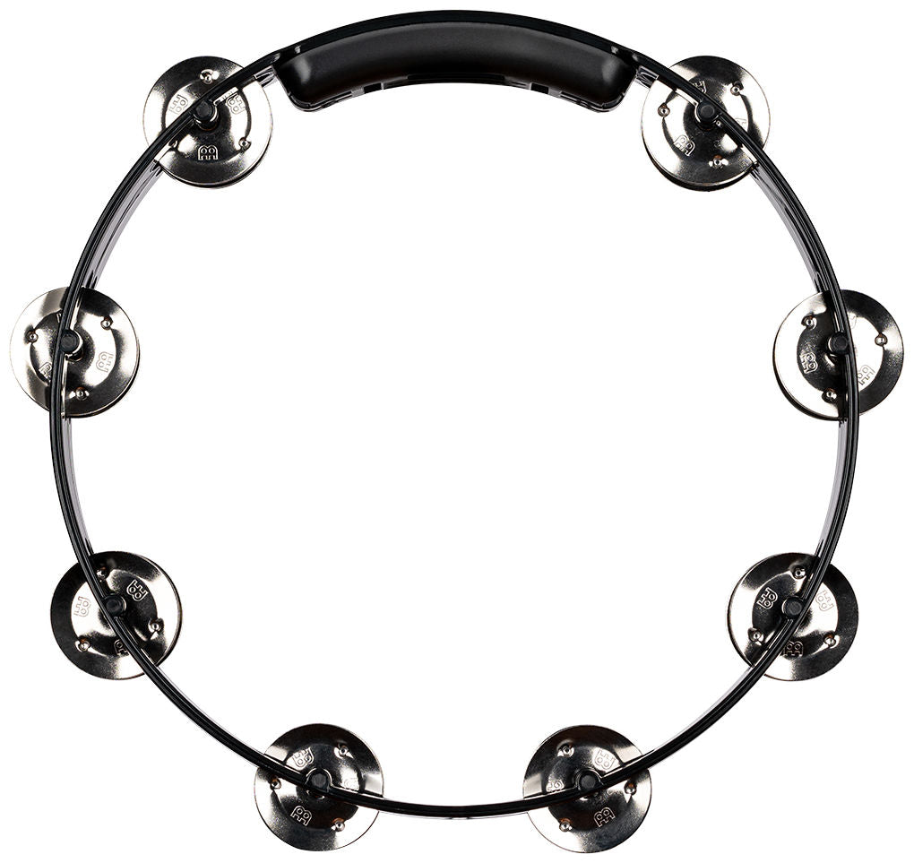 Meinl Percussion Headliner Series Molded ABS Tambourine - 10" Black