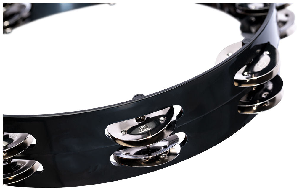 Meinl Percussion Headliner Series Molded ABS Tambourine - 10" Black