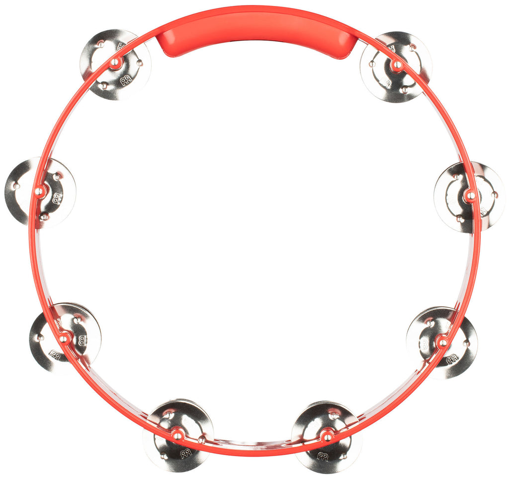 Meinl Percussion Headliner Series Molded ABS Tambourine - 10" Red