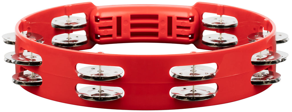 Meinl Percussion Headliner Series Molded ABS Tambourine - 10" Red