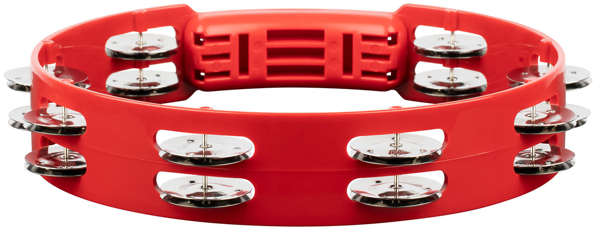 Meinl Percussion Headliner Series Molded ABS Tambourine - 10" Red