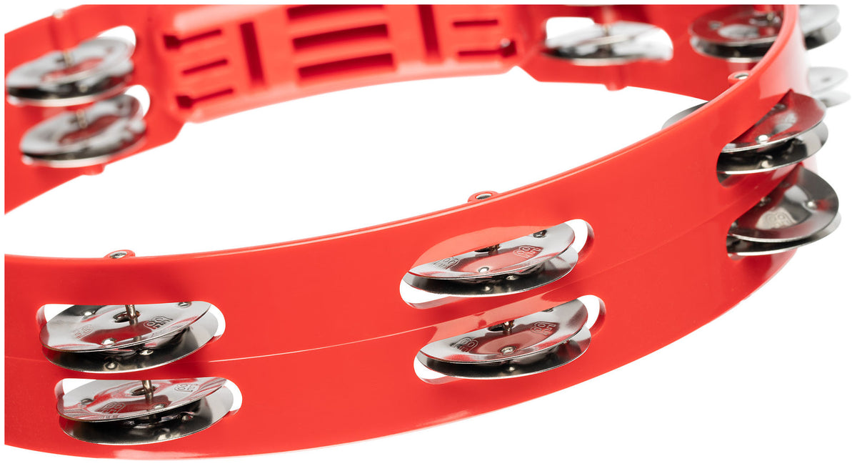 Meinl Percussion Headliner Series Molded ABS Tambourine - 10" Red