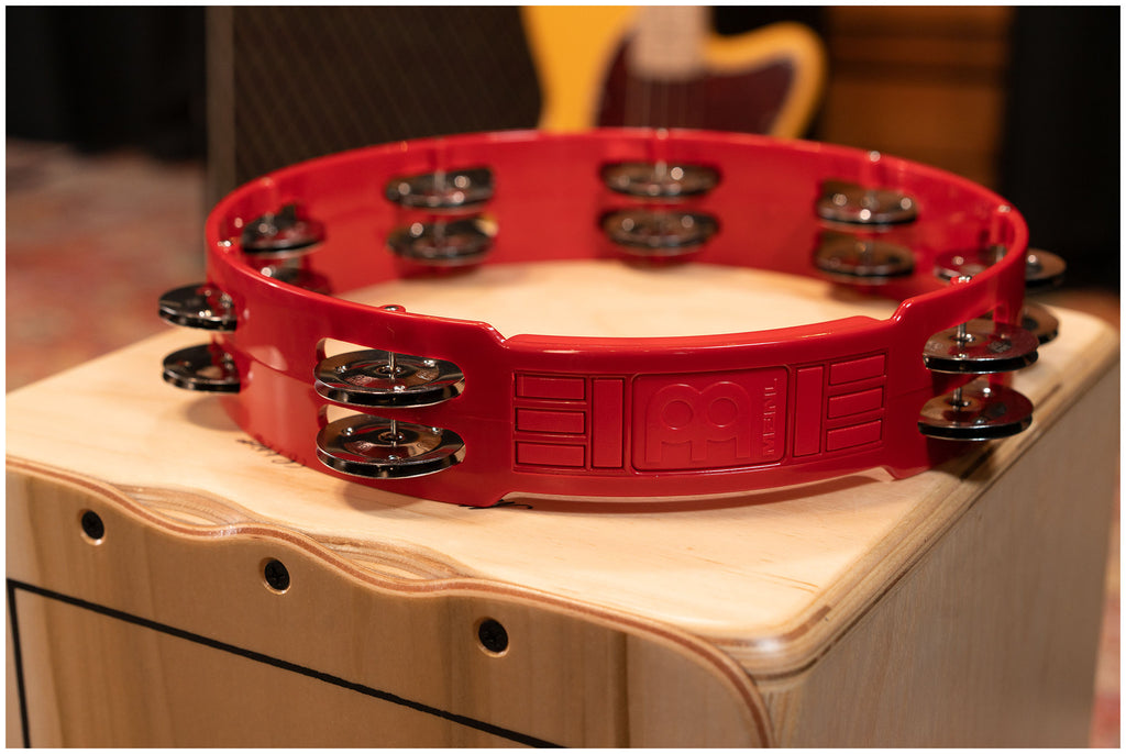 Meinl Percussion Headliner Series Molded ABS Tambourine - 10" Red