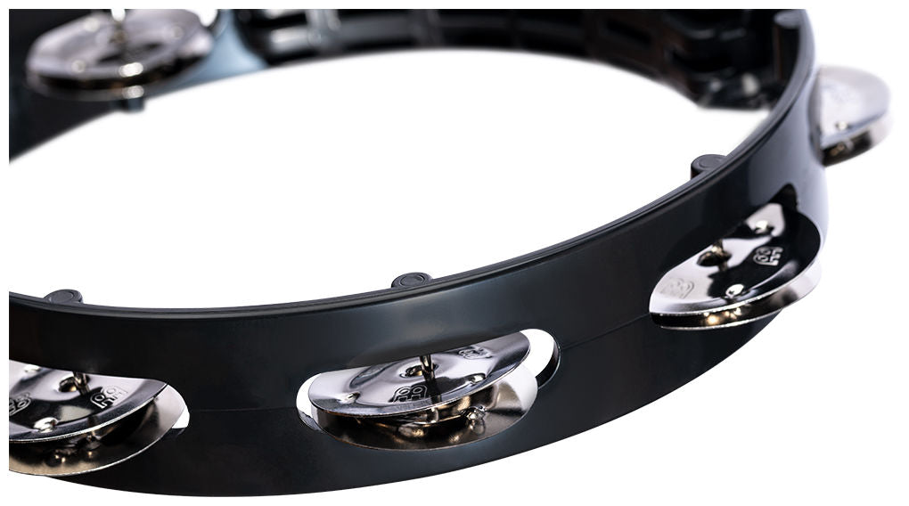 Meinl Percussion Headliner Series Molded ABS Tambourine - 8" Black