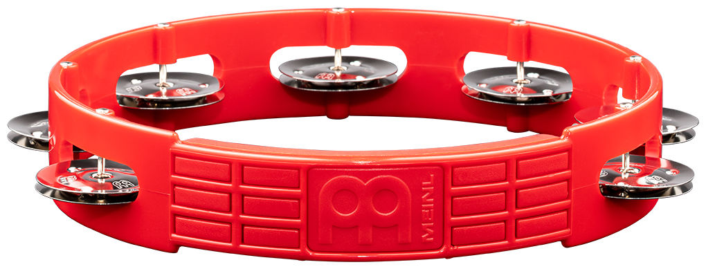 Meinl Percussion Headliner Series Molded ABS Tambourine - 8" Red