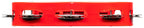 Meinl Percussion Headliner Series Molded ABS Tambourine - 8" Red