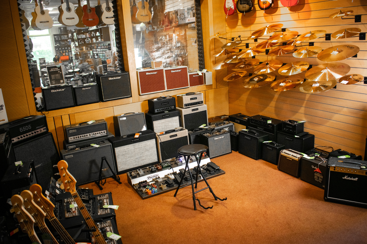 Prodejna Music City Praha - Zkušebna