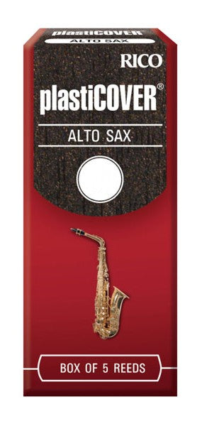 RICO RRP05ASX400 Plasticover - Alto Saxophone Reeds 4.0 - 5 Box_1