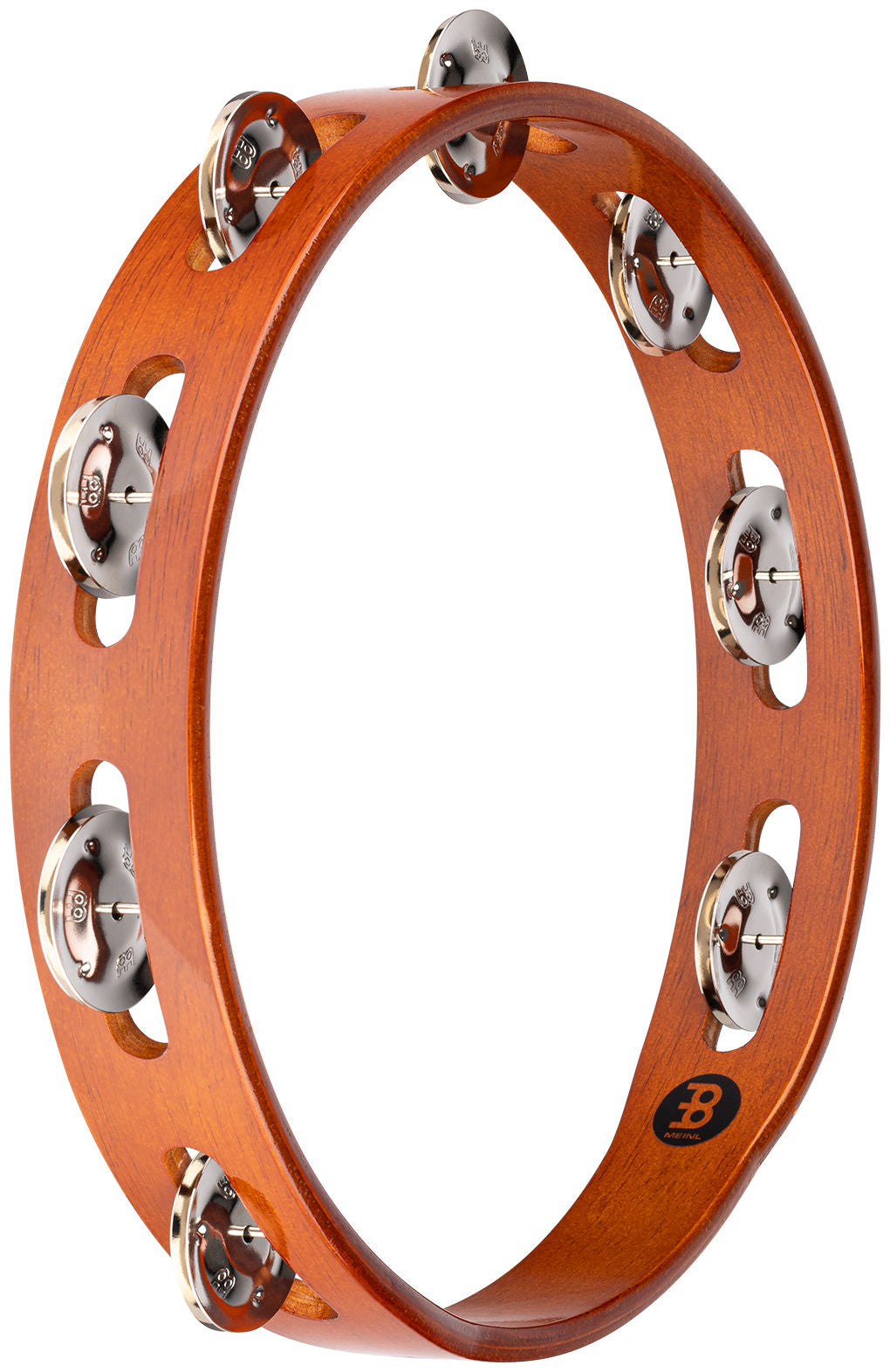 Meinl Percussion Traditional Wood Series Tambourine TA1AB - 10" - Antique Brown