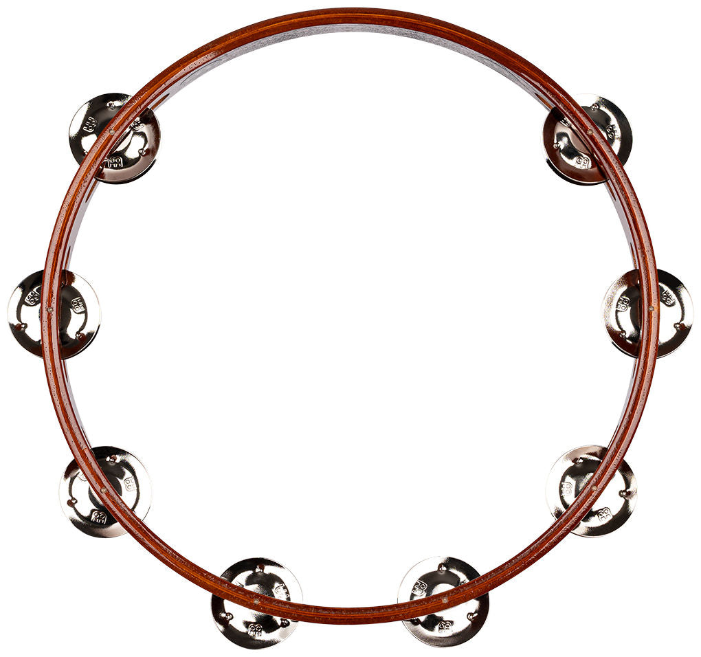 Meinl Percussion Traditional Wood Series Tambourine TA1AB - 10" - Antique Brown