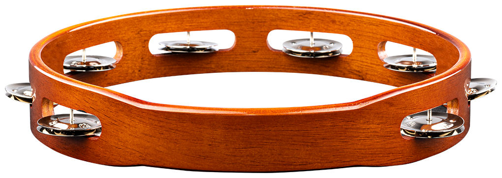 Meinl Percussion Traditional Wood Series Tambourine TA1AB - 10" - Antique Brown