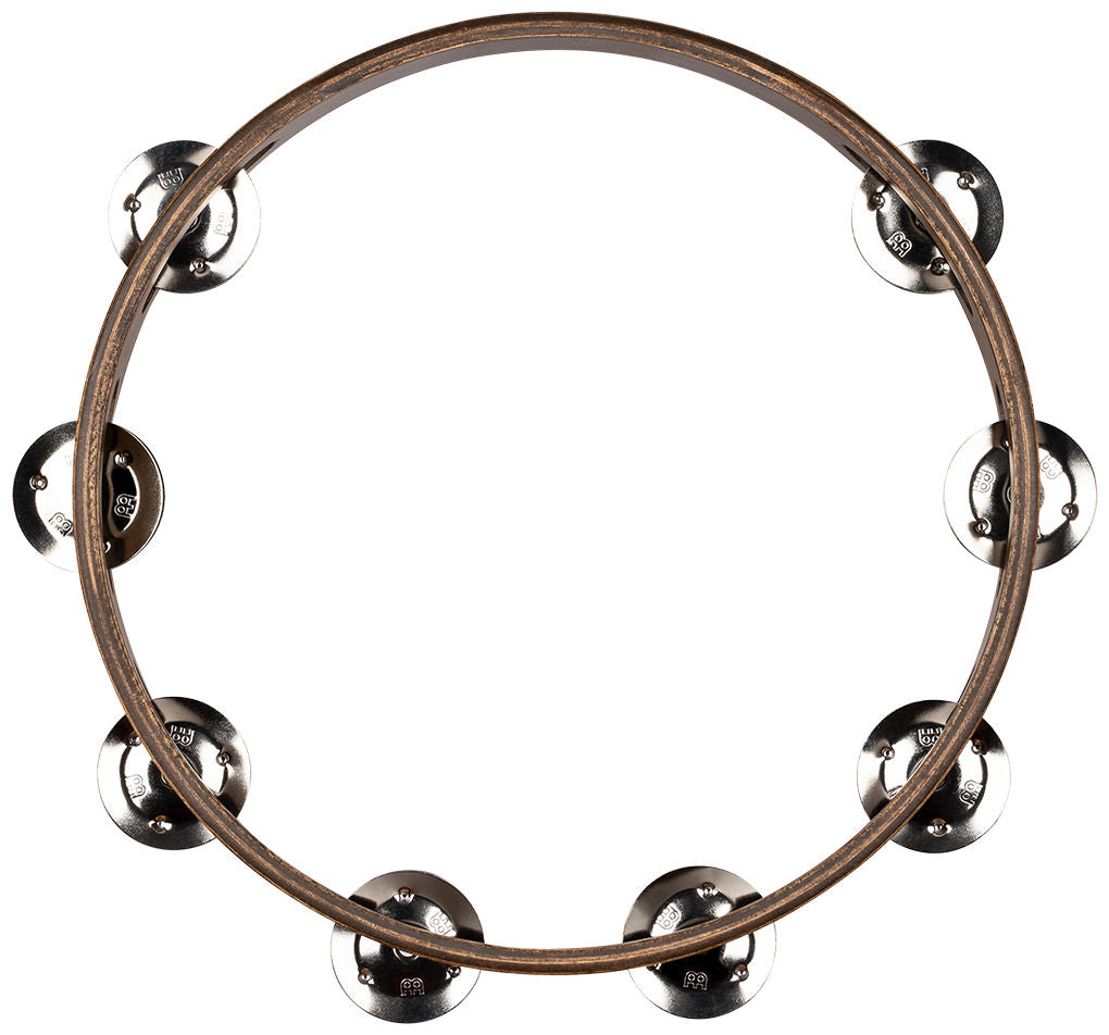 Meinl Percussion Traditional Wood Series Tambourine TA1WB - 10"