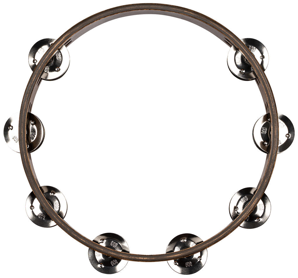 Meinl Percussion Traditional Wood Series Tambourine TA2WB - 10"