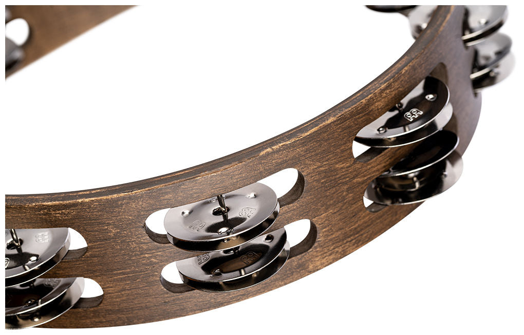 Meinl Percussion Traditional Wood Series Tambourine TA2WB - 10"
