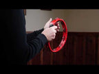 Meinl Percussion Headliner Series Molded ABS Single-Row Tambourine - Red