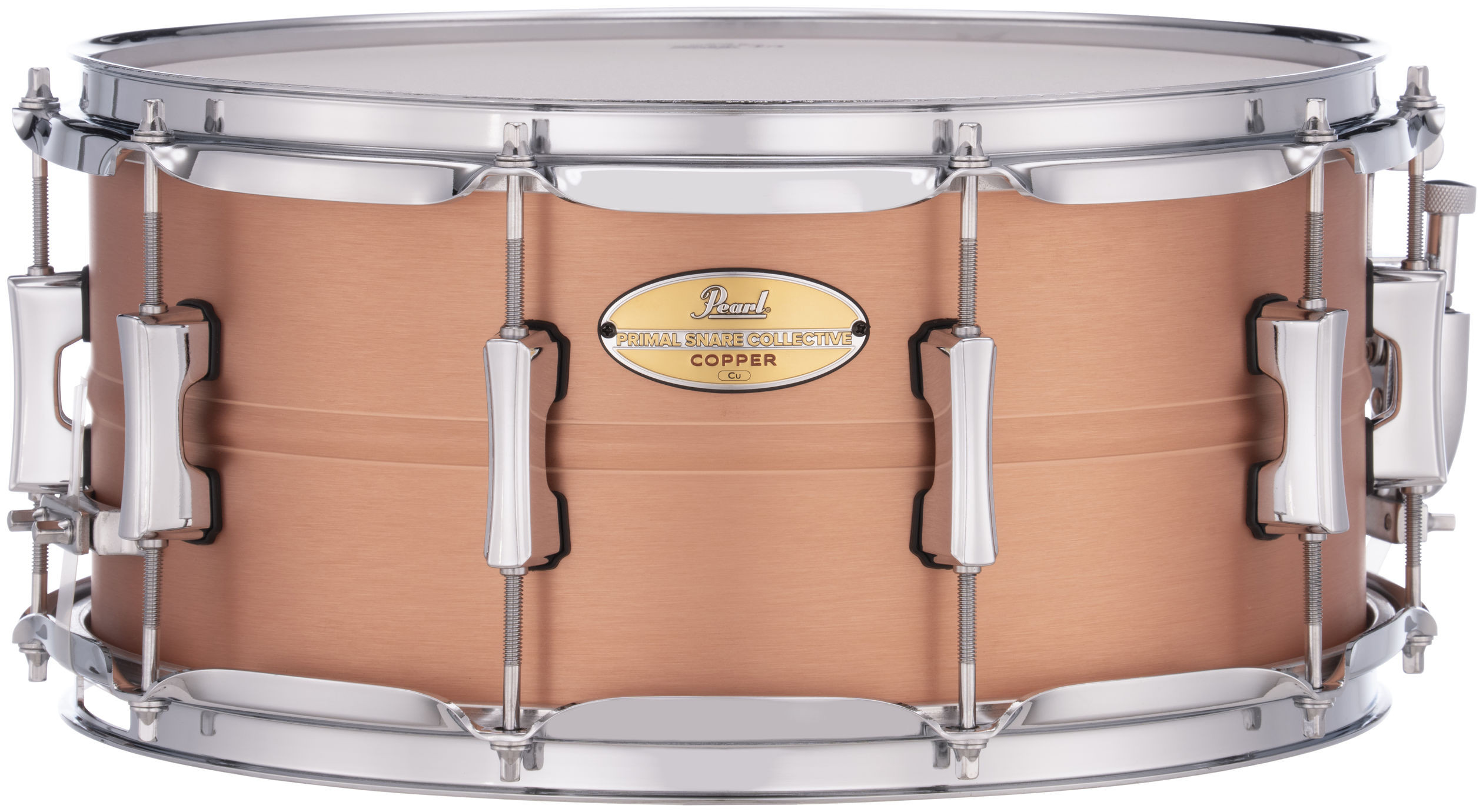 Hlavní obrázek 14" PEARL PSC1465C Primal Snare Collective 14” x 6,5” - Brushed Copper Finish