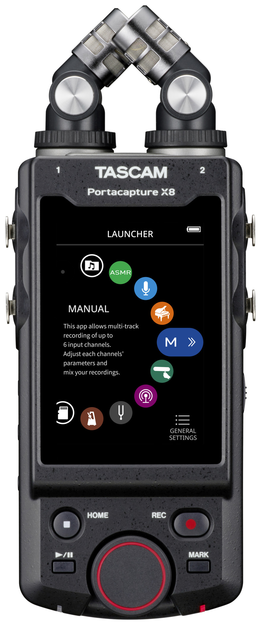 Galerijní obrázek č.2 Vícestopé rekordéry přenosné TASCAM Portacapture X8 B-Stock