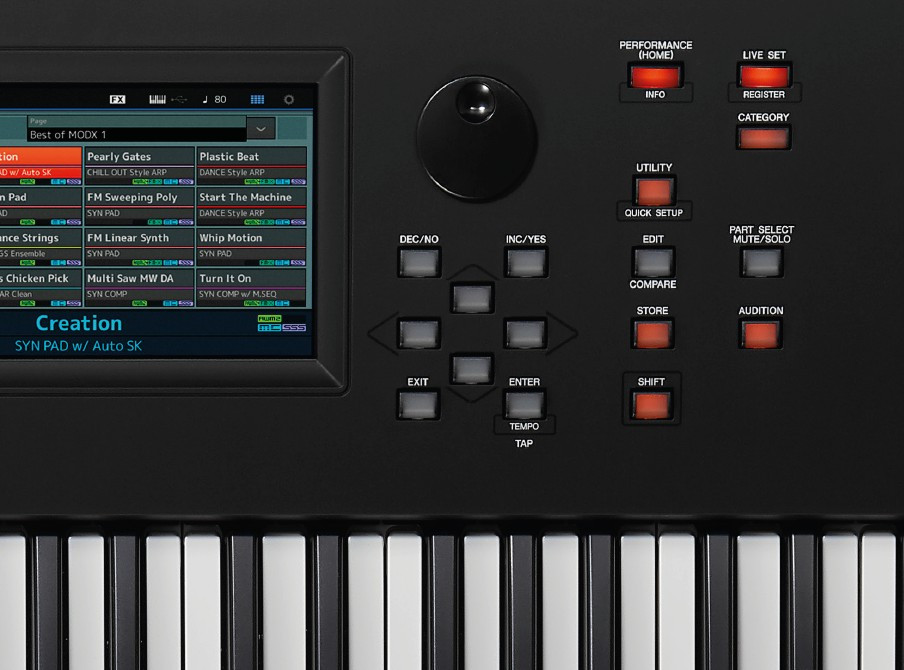 Galerijní obrázek č.2 Syntezátory, varhany, virtuální nástroje YAMAHA MODX6