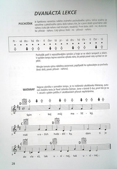 Galerijní obrázek č.2 Zpěvníky a učebnice PUBLIKACE Trampská kytara 1 - Petr Jánský