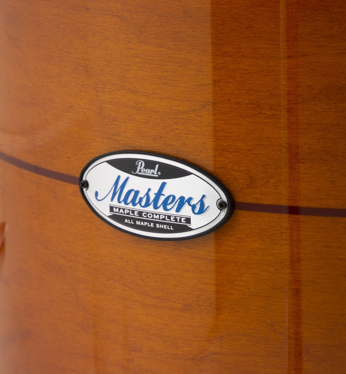 Galerijní obrázek č.1 14" PEARL MCT1455S/C840 Masters Maple Complete - Almond Red Stripe