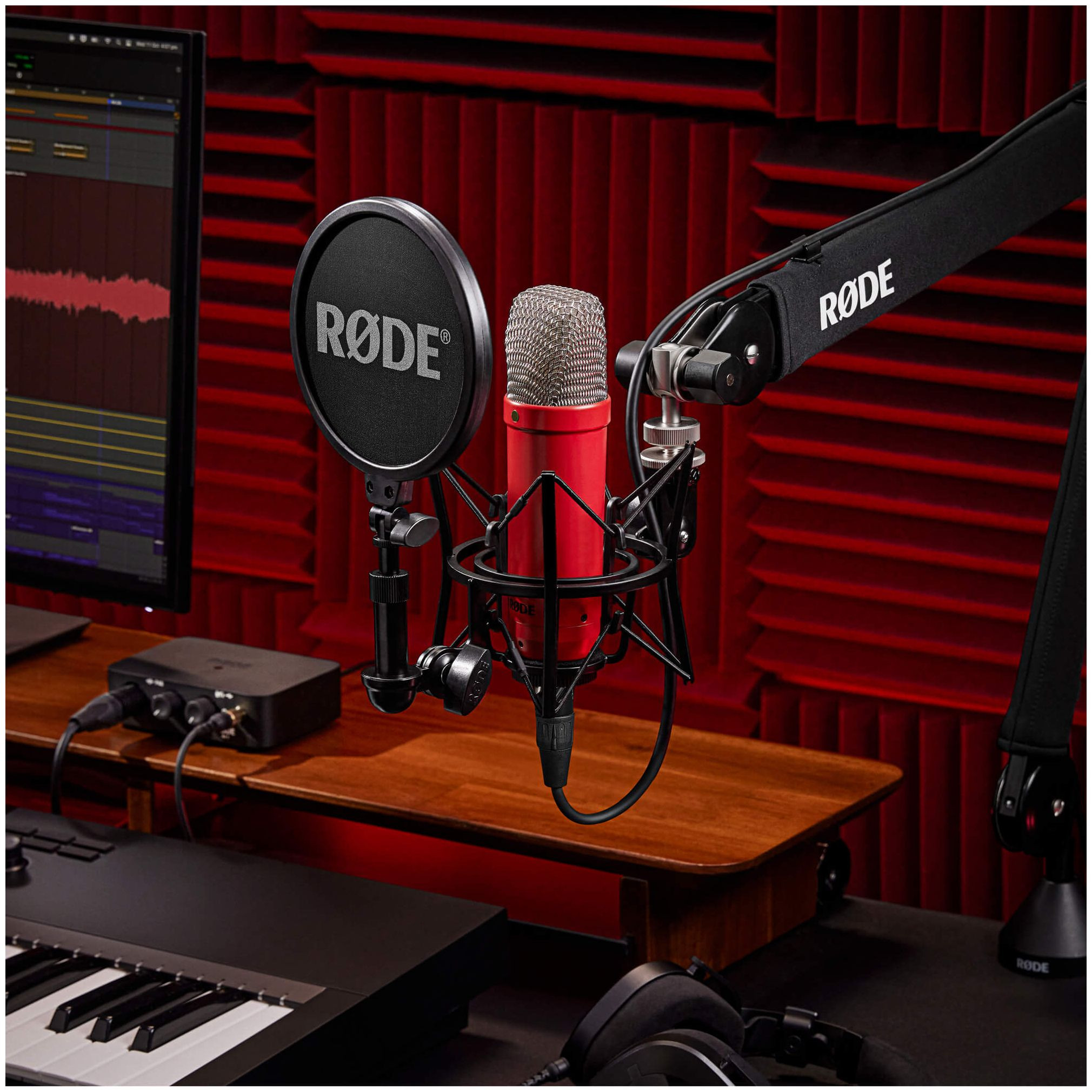 Galerijní obrázek č.5 Velkomembránové kondenzátorové mikrofony RODE NT1 Signature Series Red