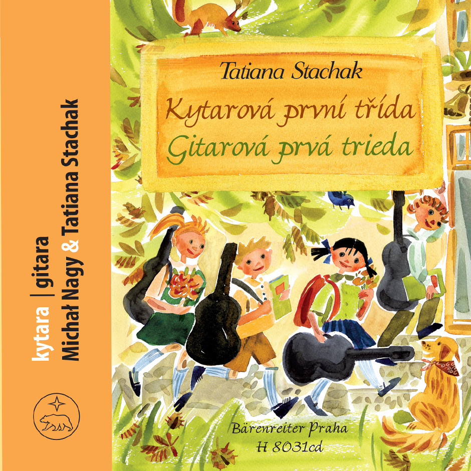 Hlavní obrázek Zpěvníky a učebnice PUBLIKACE Kytarová první třída + CD - Stachak Tatiana