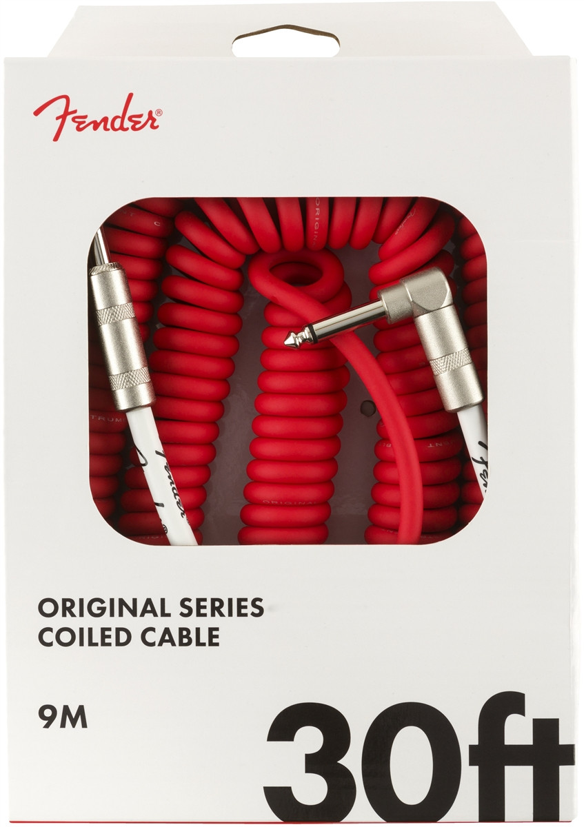 Hlavní obrázek 9m a více FENDER Original Series 30 Coil Cable Fiesta Red