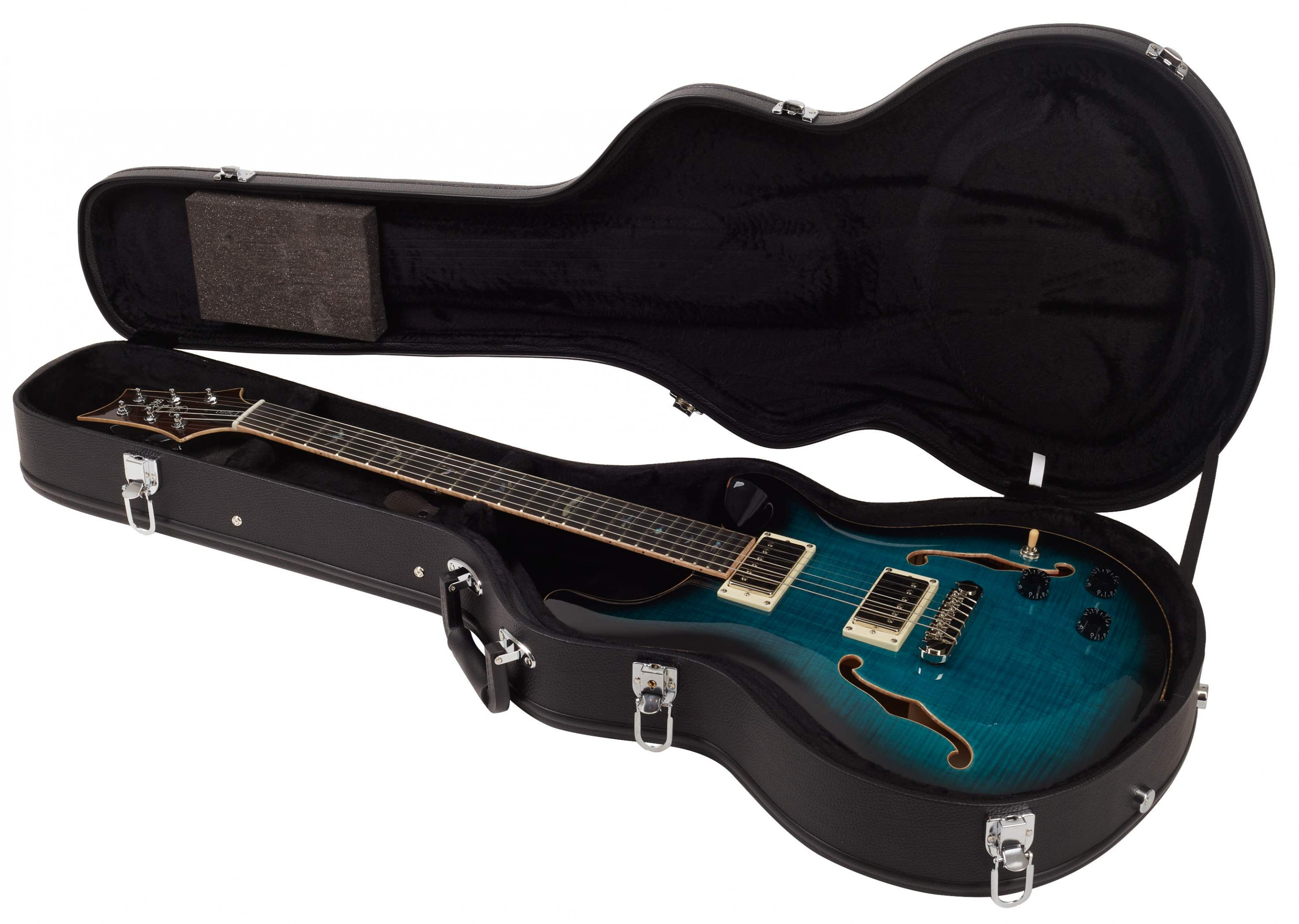 Galerijní obrázek č.3 Semiakustické a jazzové PAUL REED SMITH SE Hollowbody II Piezo PBS - Peacock Blue